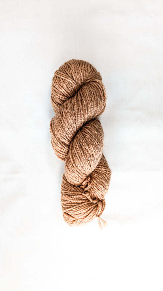 Taupe  - Hand Dyed 100% Fine Superwash Merino Wool