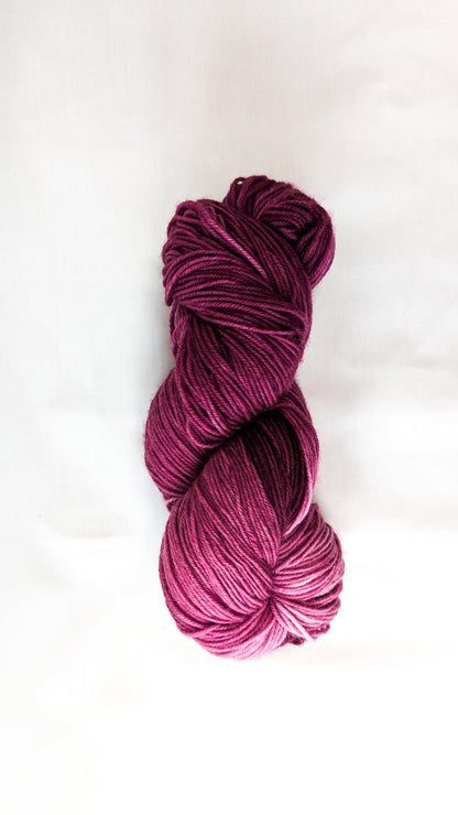Purple Rain - Hand Dyed 100% Fine Superwash Merino Wool