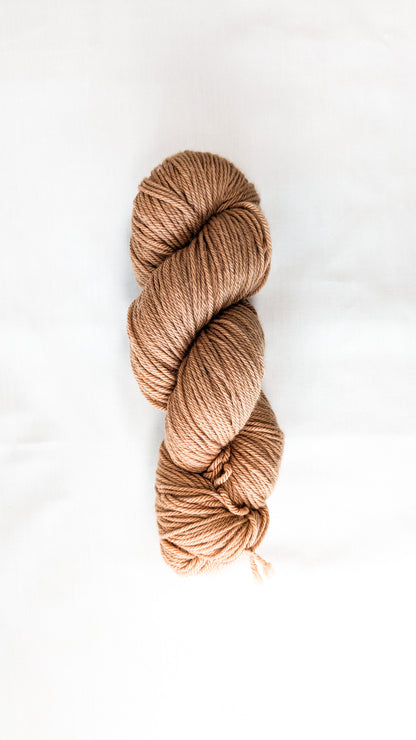 Taupe  - Hand Dyed 100% Fine Superwash Merino Wool