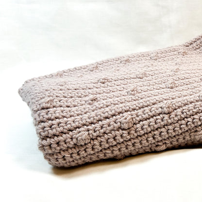 Baby Pink Bobble Blanket
